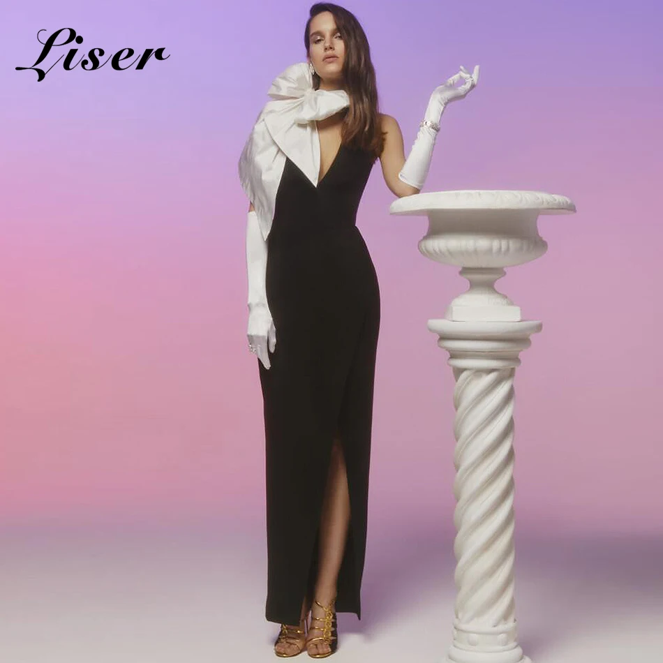 

Liser 2019 New Summer Women Dress Sleeveless V Neck Bow Dress Sexy Bodycon Elegant Celebrity Party Dresses Vestidos Wholesale