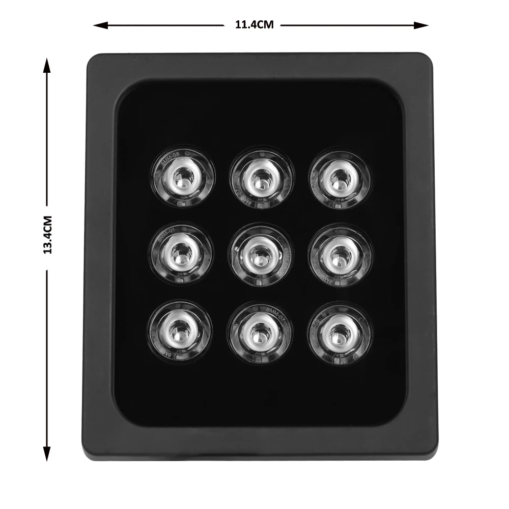  AZISHN CCTV 9pcs Array LEDS IR illuminator infrared IR Light Outdoor CCTV Fill Light Night Vision f - 32755190966