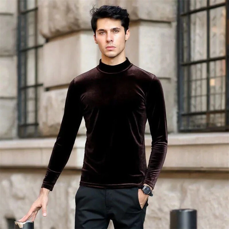 Velour turtleneck Clearance