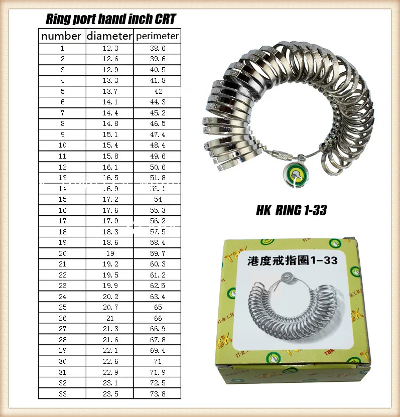 Wholesale High Quality Cheap Ring Measuring Tool Ring Sizer Ring Gauge