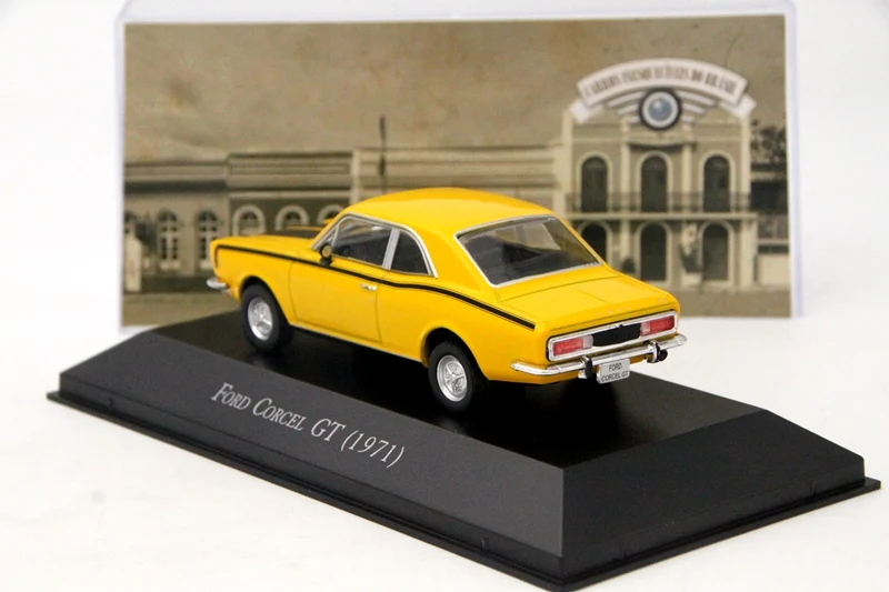 IXO Altaya 1:43 Scale Ford Corcel GT 1971 Car Diecast Toys Models Auto Limited Edition Toys Collection Yellow