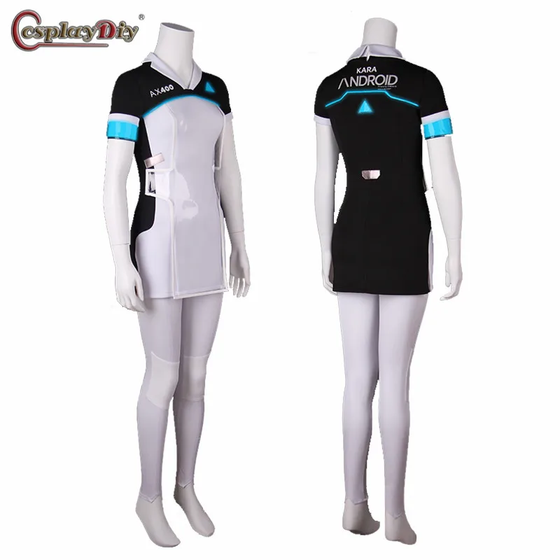 

Game Detroit: Become Human KARA Cosplay Costume Code AX400 Agent Outfit For Women Girls Fancy Dress Halloween Carnival Uniforms