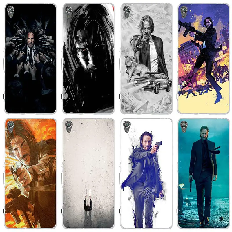 Soft TPU Transparent Mobile Phone Cases for Sony Xperia XA XZ Z Z1 Z2 Z3 Z4 Z5 Compact E3 E5 T3 M2 M4 M5 Shell John Wick Chapter | Мобильные