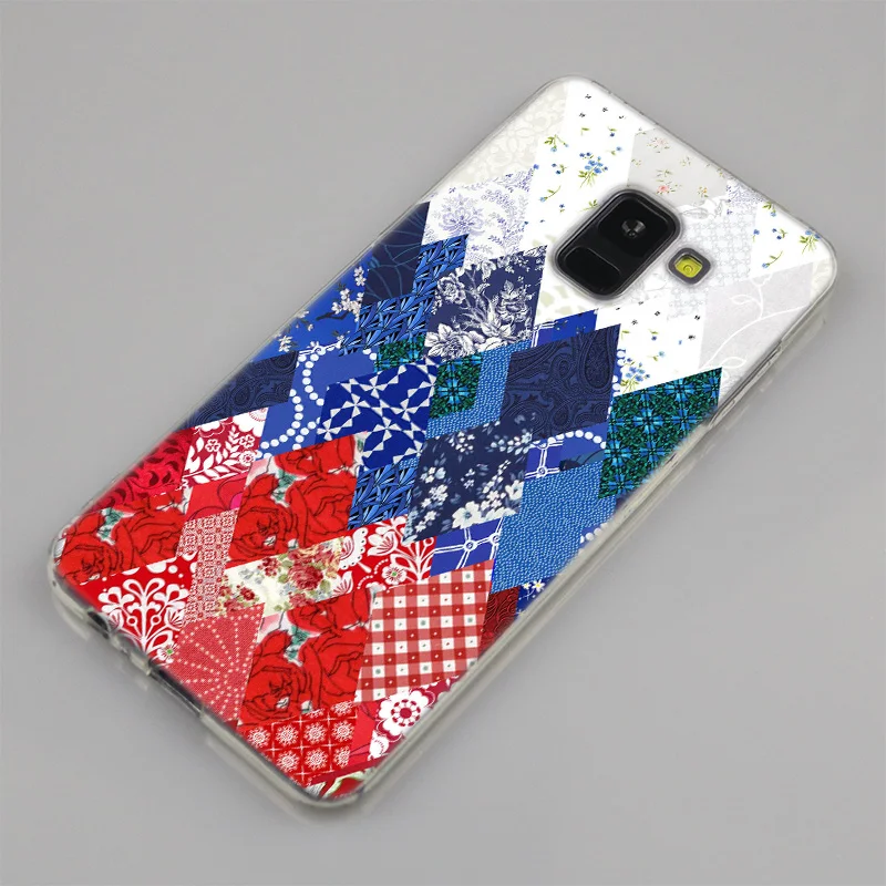 Силиконовый чехол с эмблемой русского флага для Samsung Galaxy A50 A30 A10 A40 A6 A8 Plus A9 A5 A7 2018 2017