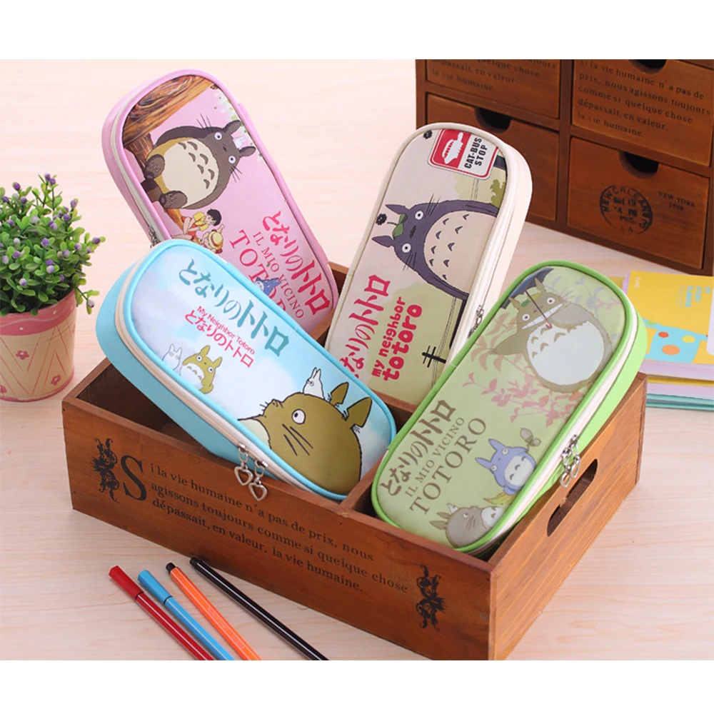 Чехол карандаш totoro kalem kutu papeleria милый чехол вместительная сумка 2016|cute pencil bag|totoro