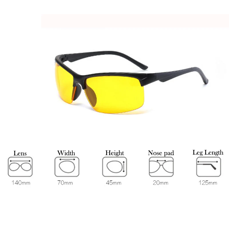 Night Version Reduce Glare Driving Glasses Multifunction Protective Night Sight Goggles Active Unisex Sunglasses For Car Drive Night Version Reduce Glare Driving Glasses Multifunction Protective Night Sight Goggles Active Unisex Sunglasses For Car Drive