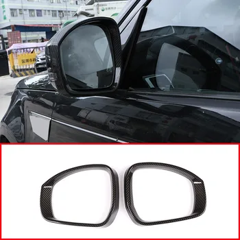 

Carbon Fiber Style ABS Rearview Mirror Frame Trim For Dicovery 4 2010-2016 For Range Rover Sport RR Vogue 2014-2019 Accessories