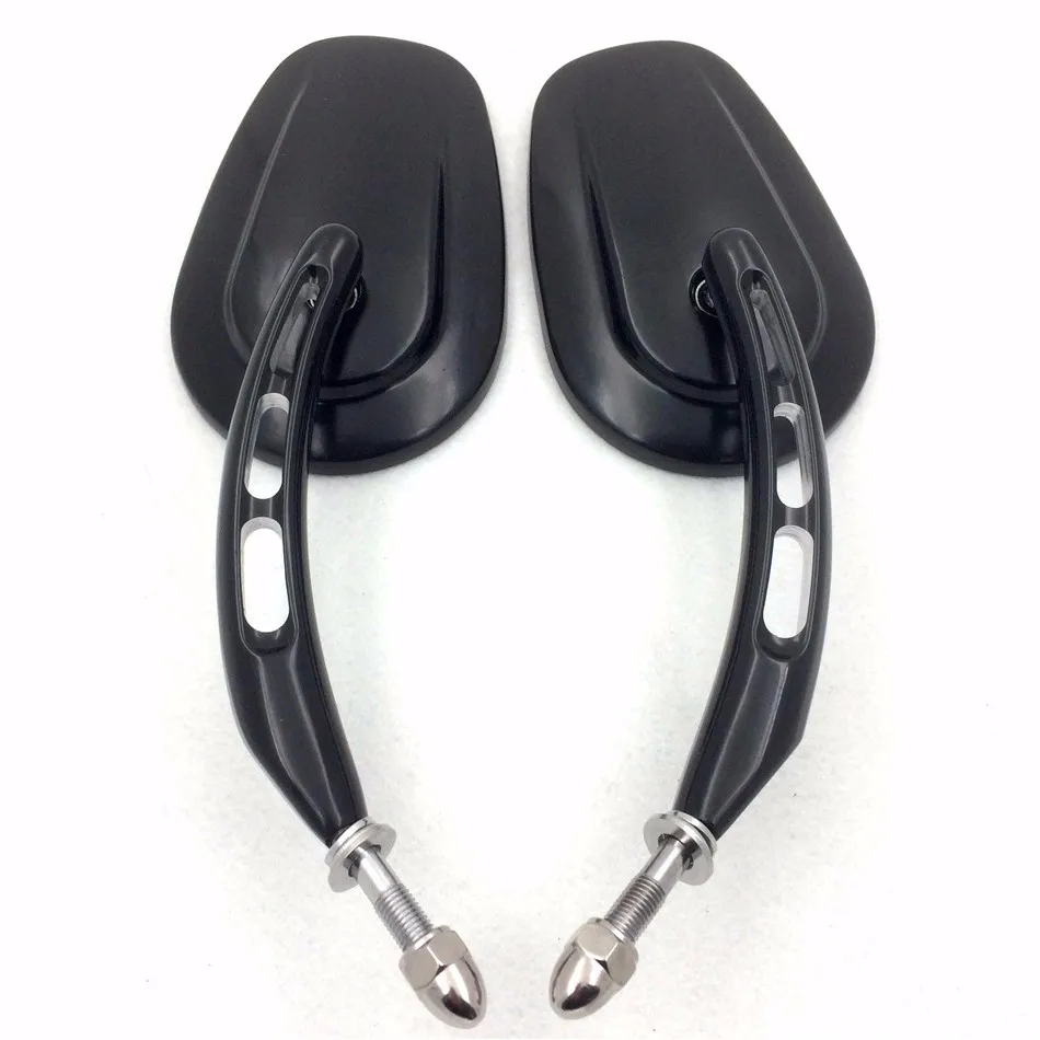 Aftermarket Free Shipping Big Side Mirrors With Hollowout Stem For