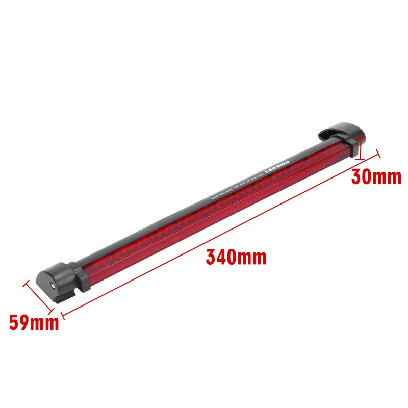 CARLitek Автомобильный задний светильник красный 12 в водонепроницаемый