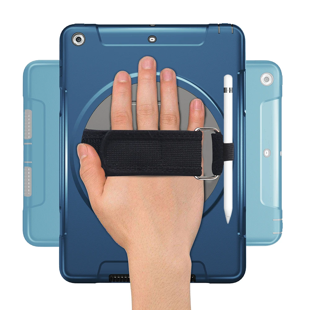 Для iPad 2018 2017 9 7 дюймов чехол для планшета с держателем карандаша вращающийся на 360