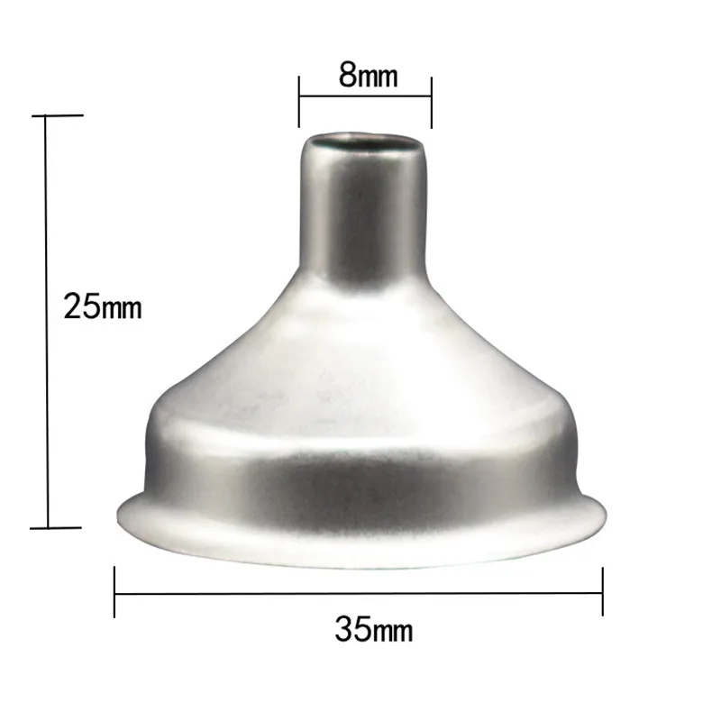 

Alalinong Hip Flask Funnel Stainless Steel Alcohol Bottle Funnel Diameter 3.5cm Funnel