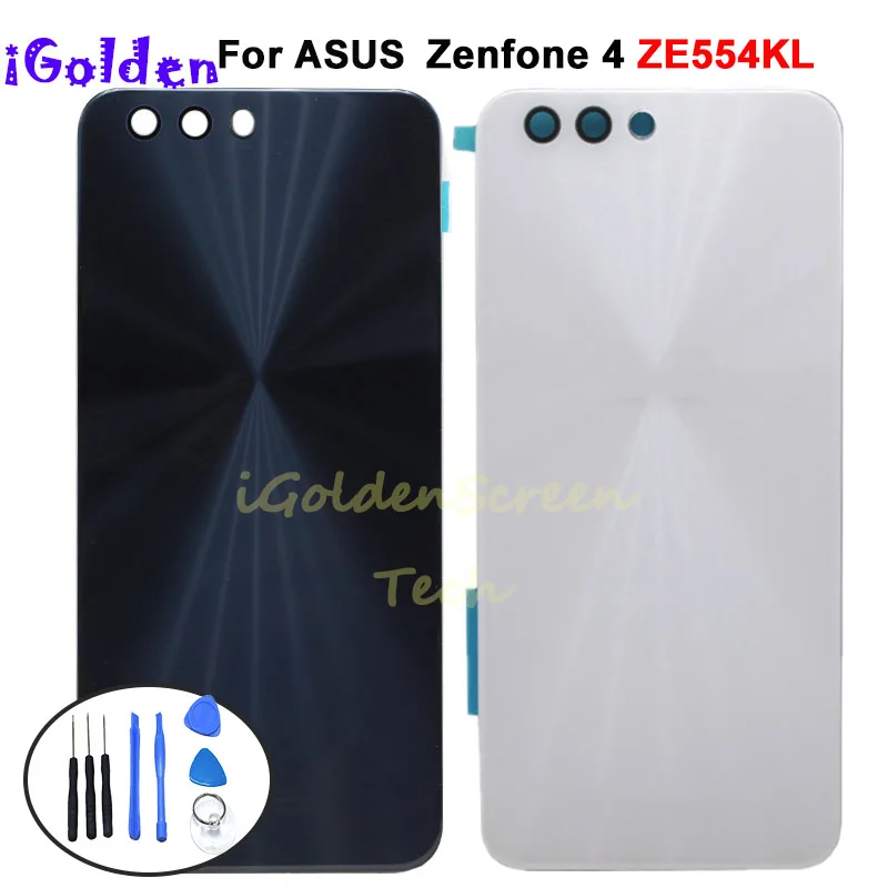 Для ASUS Zenfone 4 ZE554KL задняя крышка батарейного отсека чехол с объективом камеры для ASUS ZE554KL Z01KD Крышка батарейного отсека