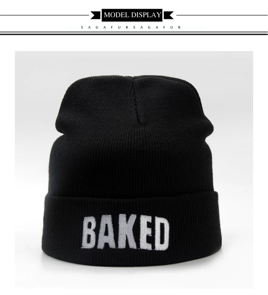 Acrylic Unisex Beanies For Men Embroidery HARRY Hip Hop Knitted Hat Outdoor Skiing Hat For Women Winter Warm Skullies Gorros (3)