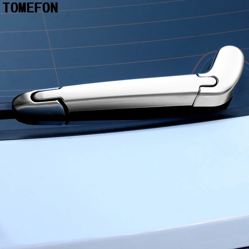 For Jaguar F Pace f pace X761 2016 2017 Car ABS Chrome Rear Window Wiper Noozle Cover Trim 3pcs