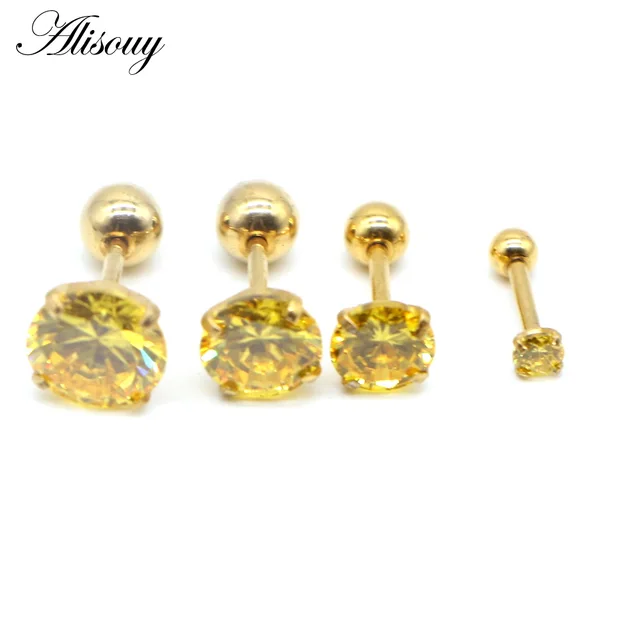 Gold-Yellow 4 prong