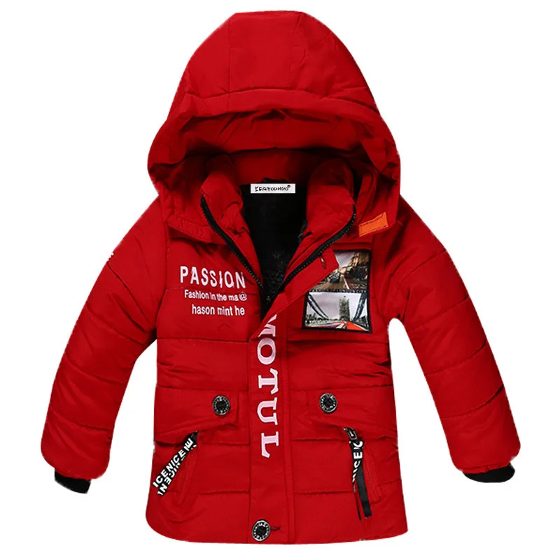 Baby Boys Jackets 2019 Autumn Winter Jacket For Boys Coat Kids Warm Hooded Outerwear Coat For Boy Clothes Winter Children Jacket