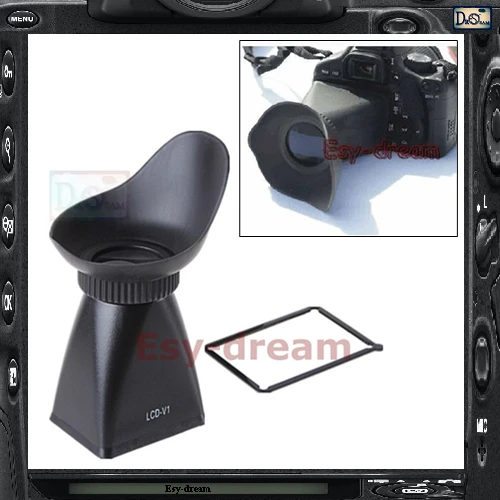 

2.8x 3" 3 inches LCD Viewfinder Loupes Magnifier Viewer Extender Hood for Canon 5D Mark II 5D2 7D 500D T1i 450D 50D 40D