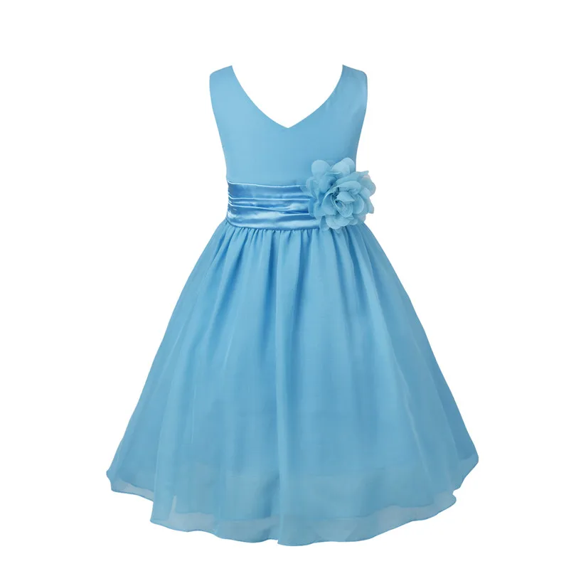 IEFiEl/платье принцессы с цветочным рисунком для девочек; vestido infantil Festa; Детские платья для свадебной вечеринки для девочек; детское элегантное великолепное платье