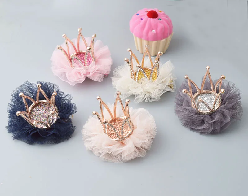 

YYXUAN Girls Crown Hair Clips Hairpins Children Hair Accessories Party Favor Princess Hairpin