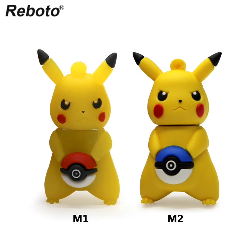 USB флешка 8 ГБ 16 ГБ 32 ГБ 64 Гб Pokemon Pikachu USB флеш-накопитель мини флеш-накопитель креативная флеш-карта