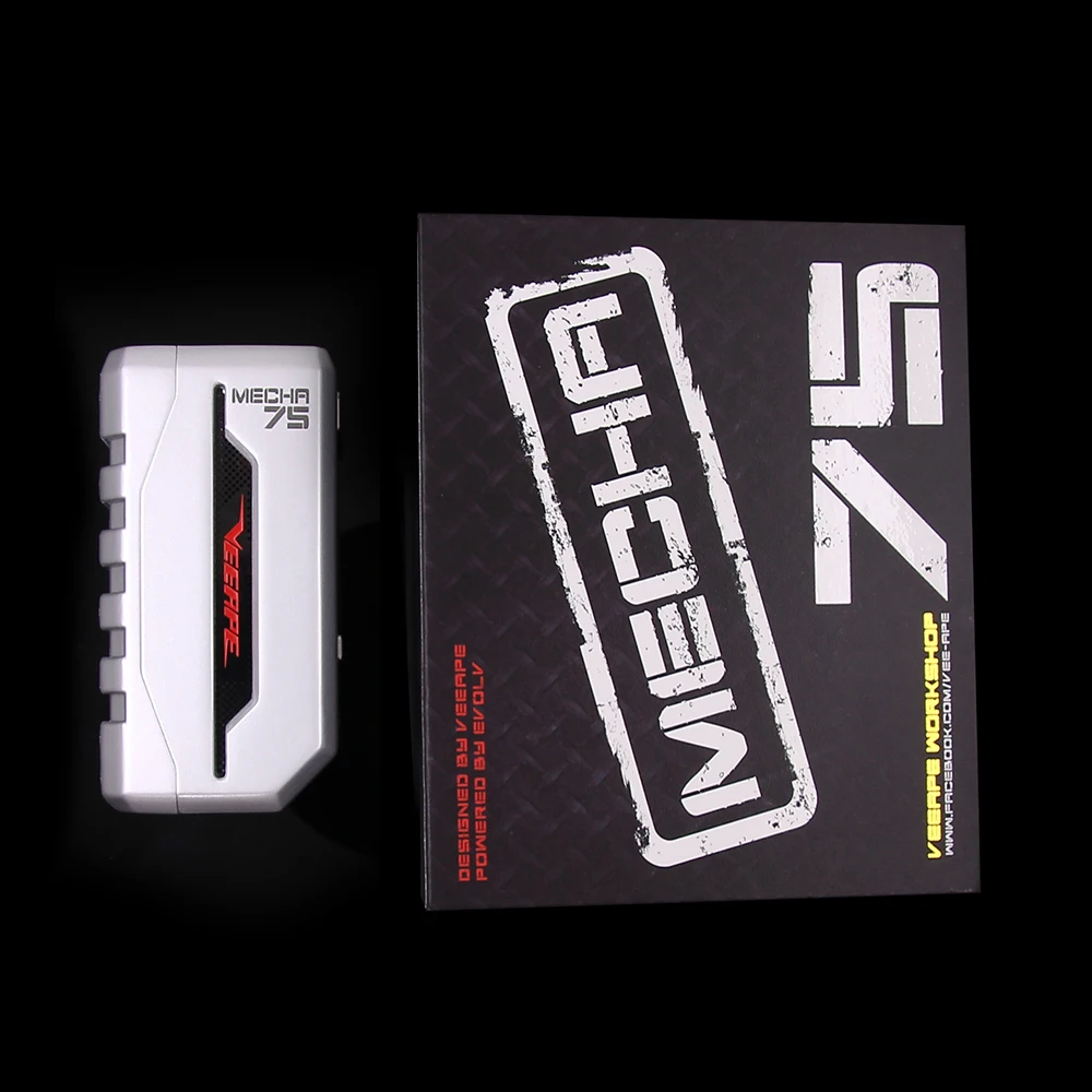 100% оригинал VeeApe MECHA 75 Vape Mod питание от Evolv чип fit 18650 батарея Вт Box Mod|box mod|fit 1865075w box mod |
