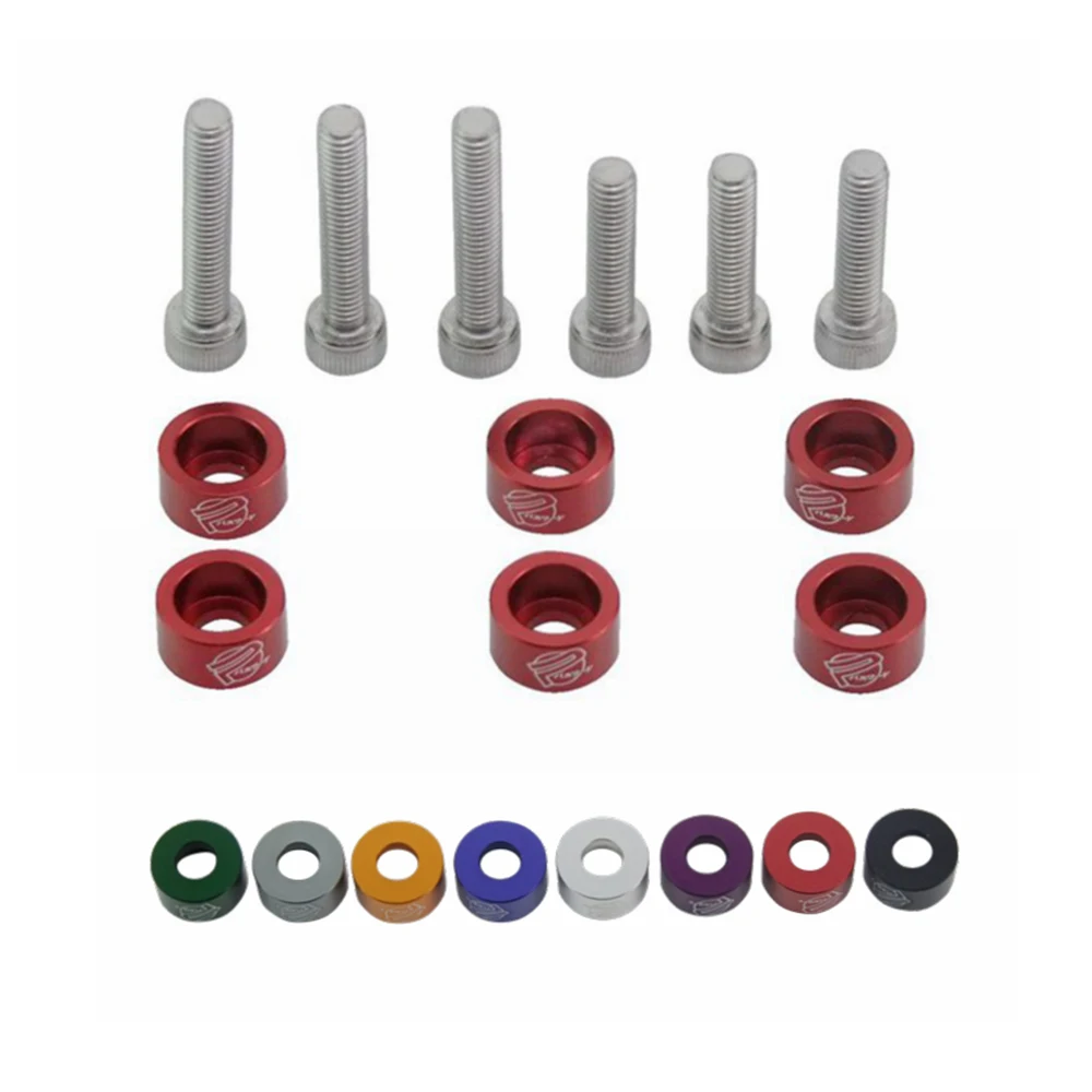 Racing JDM VTEC Solenoid 6mm Cup Washer Kit Fender Washer for Honda B