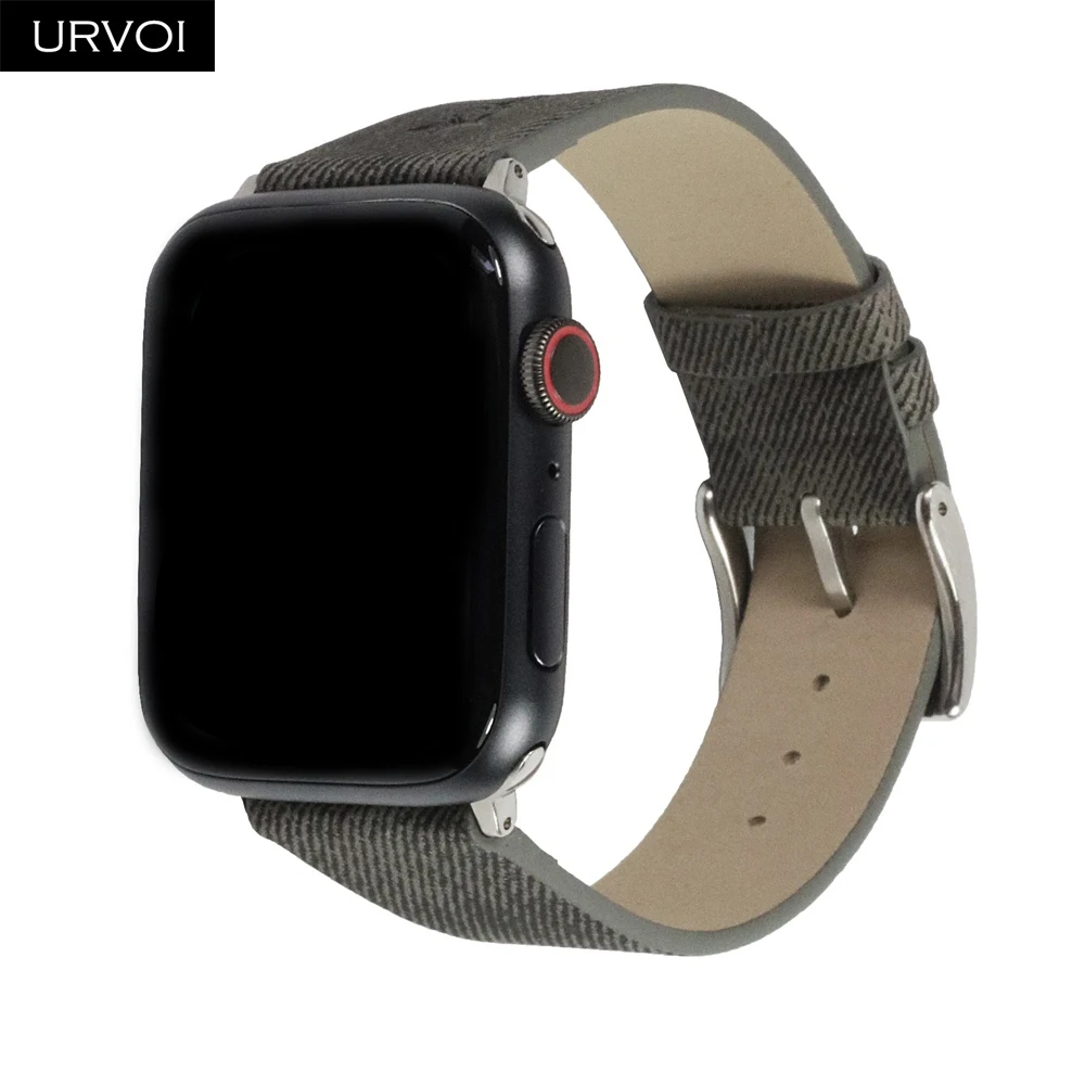 URVOI ремешок для apple watch series 4 3 2 1 ремешок для iwatch PU кожаный браслет Удобный прочный дизайн с пряжкой 40 44 мм