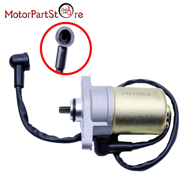 US $22.59 Scooter Moped Starter Starting Motor for GY6 47 49 50cc TaoTao Sunl Roketa Chinese Motorcycle Acces