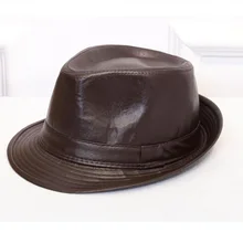 Комплект из 2 предметов Зима Распродажа мужской Шарм ковбой Шапки кожа американский, Зимняя женская Винтаж черный Шапки для Для женщин Fedora