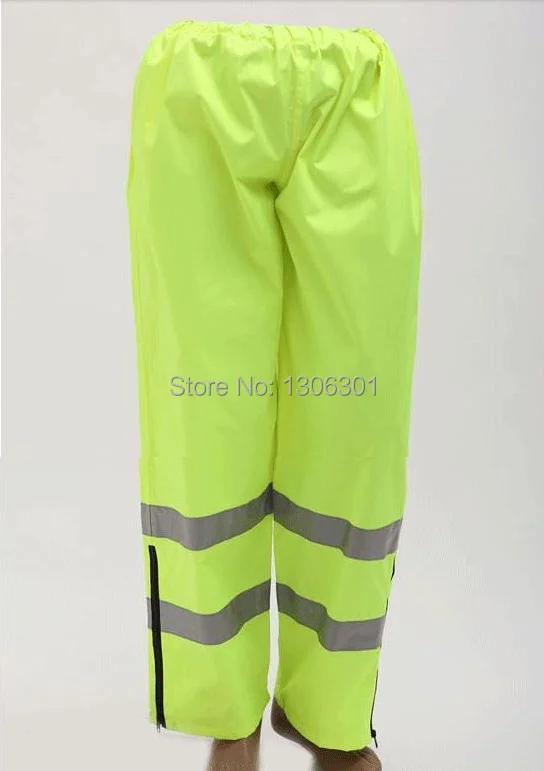 

Reflective rain pants , traffic road sanitation warning rain trousers