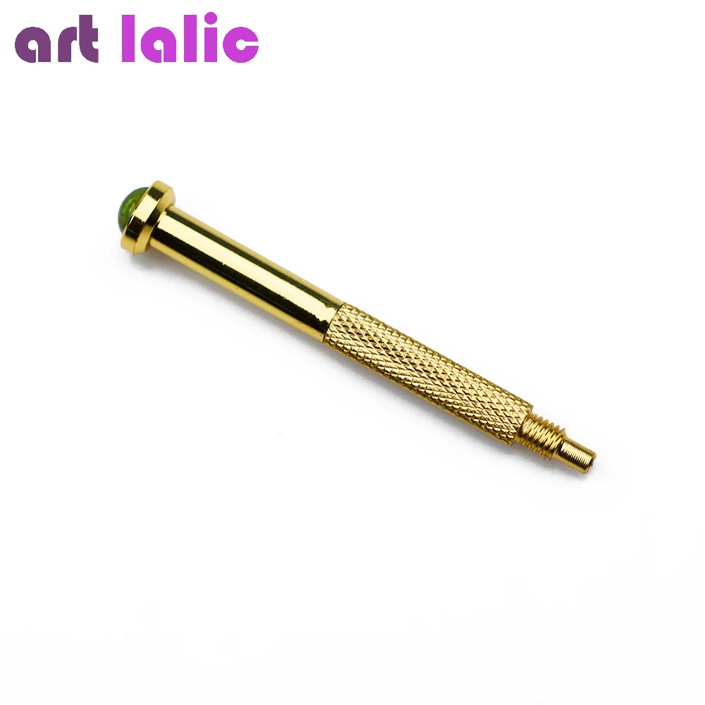 1 قطعة مسمار الفن اليد استرخى صانع حفر حفرة التنقيط القلم ثقب طقم طلاء أظافر عالي الجودة مسمار أداة فنية عشوائي اللون