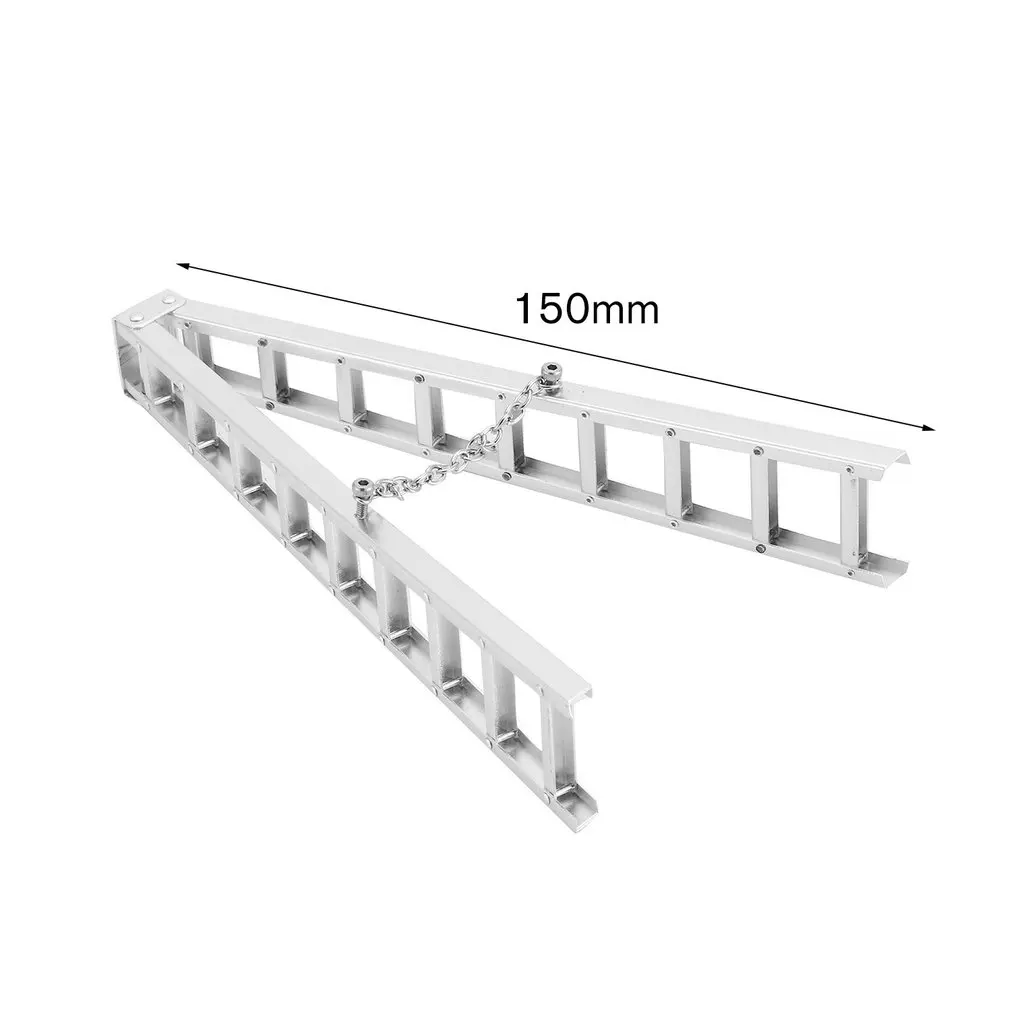 150 мм алюминиевый сплав мини длинная лестница для 1:10 RC Rock комплект автомобильных принадлежностей для передней и задней оси SCX10 90046 D90 D110 TAMIYA