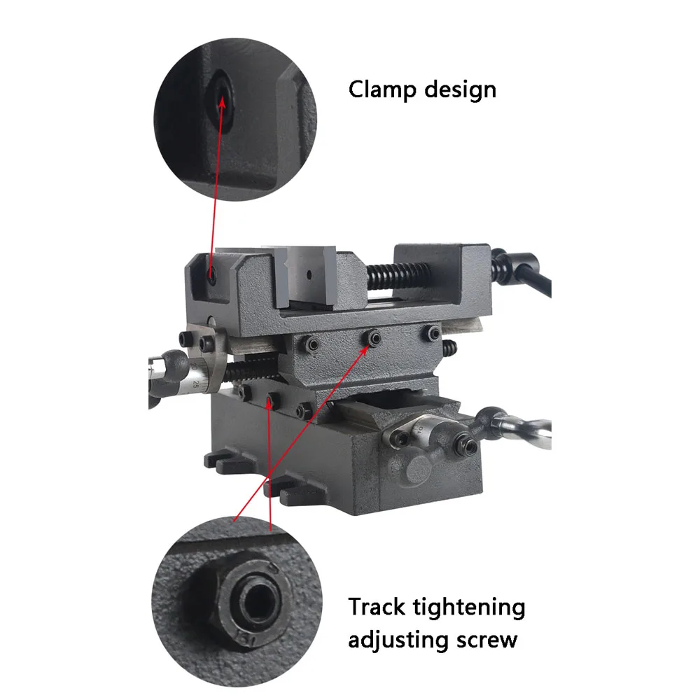 Крест тиски, точность Тяжелая Мобильная платформа, тиски, скамья фрезерный станок, крест скамья зажим 3 дюймов
