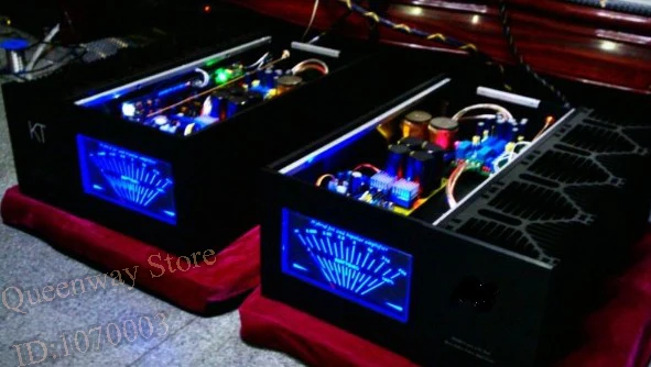 400*200*510mm VU meter Split type all aluminum amplifier pure power amplifier chassis/case Class A chassis/case 1 pair