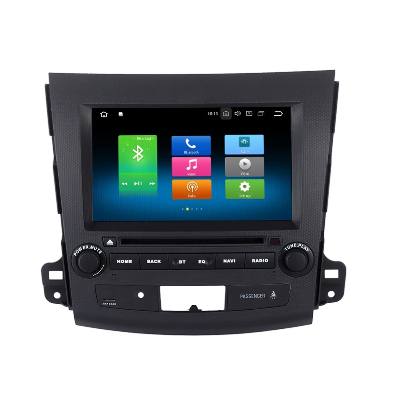 Perfect Android 8.0 car dvd gps for mitsubishi outlander 2007-2012 with Octa core PX5 4G RAM 32G ROM wifi 4g usb Auto Stereo Multimed 2