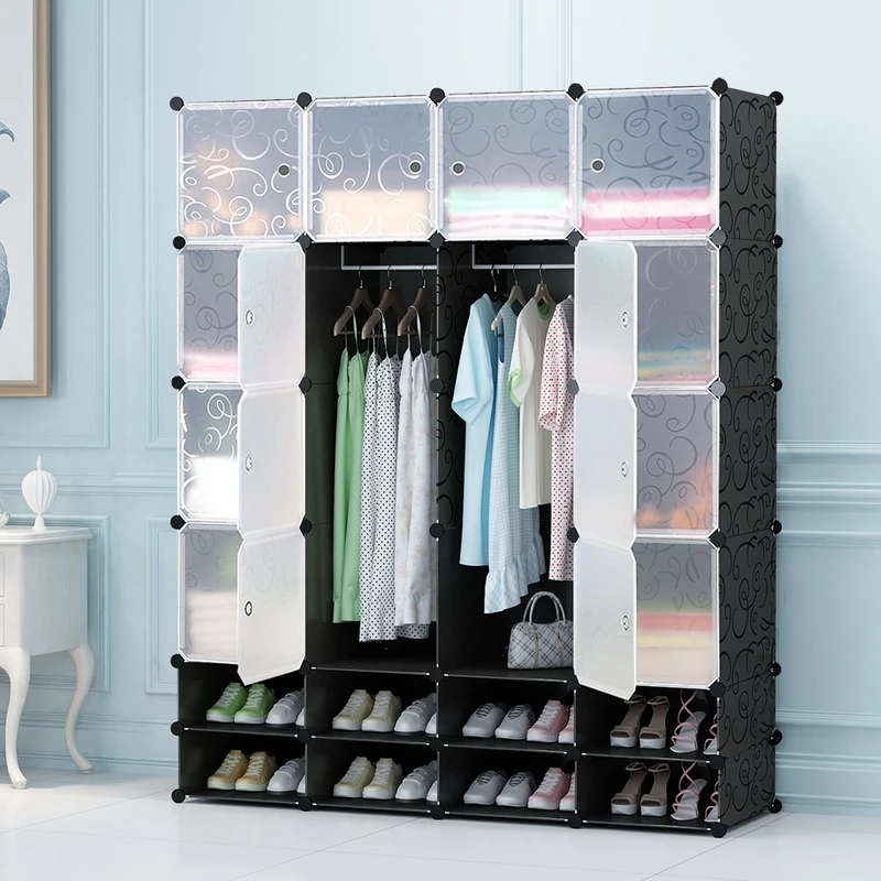Plastic-Resin-Folding-Simple-Wardrobe16-Cube-with-2-Hang-Lever-and-2-Shoe-Layer-Black-Transparent-White_800x800