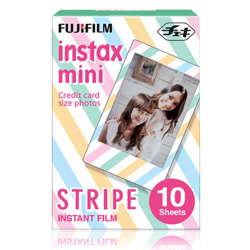 Fujifilm Instax Mini Stripe Instant 60 пленка для Fuji Mini 7 s 8+ 9 25 50 70 90 300 SP-1 2 принтера