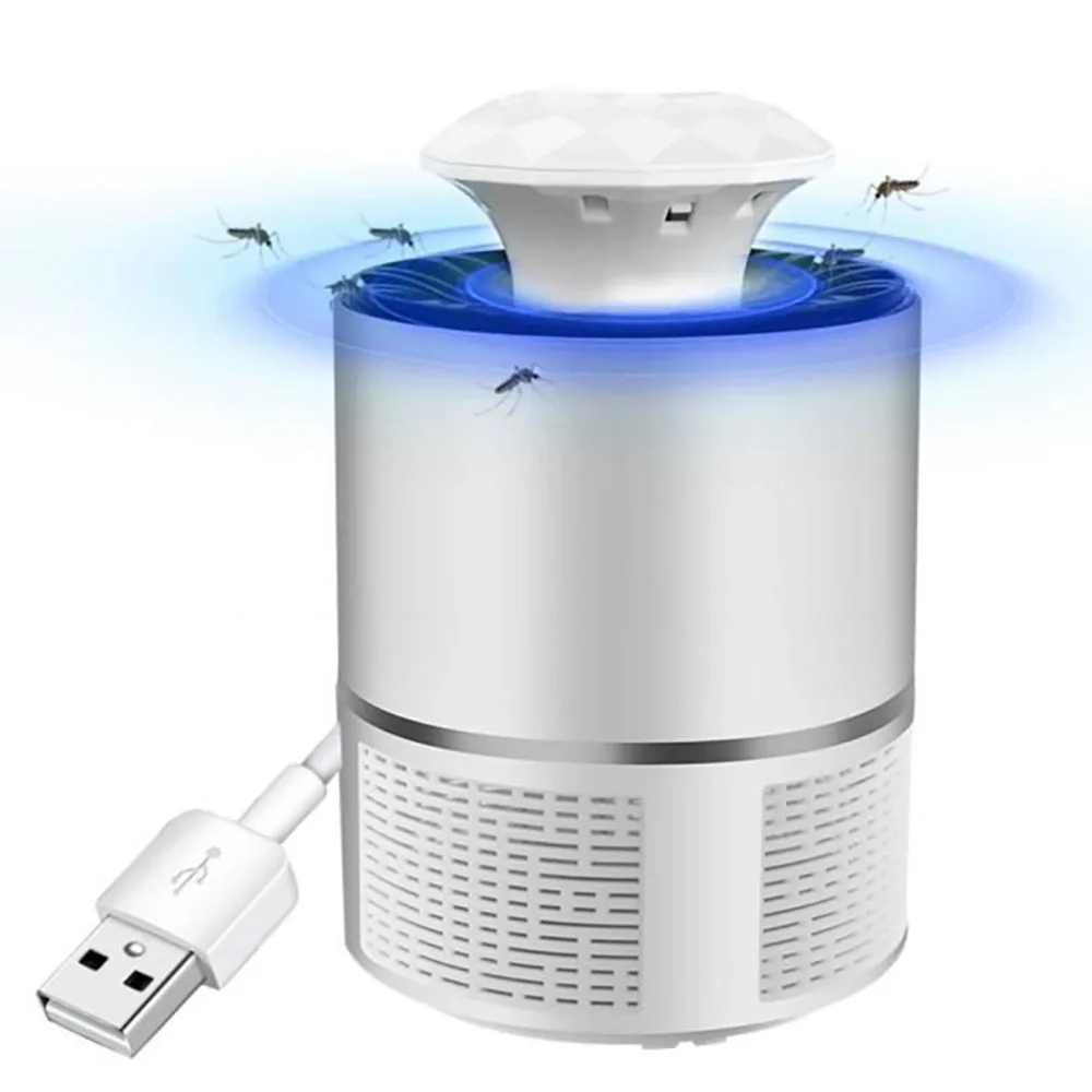 Mosquito killer USB Электрический комаров killer лампа Фотокатализ немой домашний светодиодный жучок ловушка для насекомых Zapper ловушка без излучения