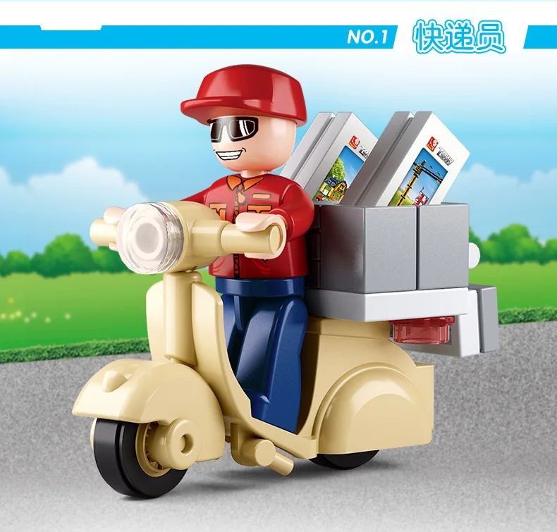 

S Model Compatible with Lego E1133 319pcs Convenience Store Models Building Kits Blocks Toys Hobby Hobbies For Boys Girls