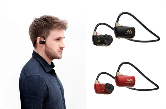 Б/у, sony NWZ-W273S mp3 беспроводной Пот-стойкий спортивный на голову плеер 4 ГБ