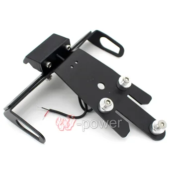 

For KAWASAKI ER-6N ER-6F 2012-2015 NINJA 650 Motorcycle Fender Eliminator Registration Plate Bracket License Plate Holder Light