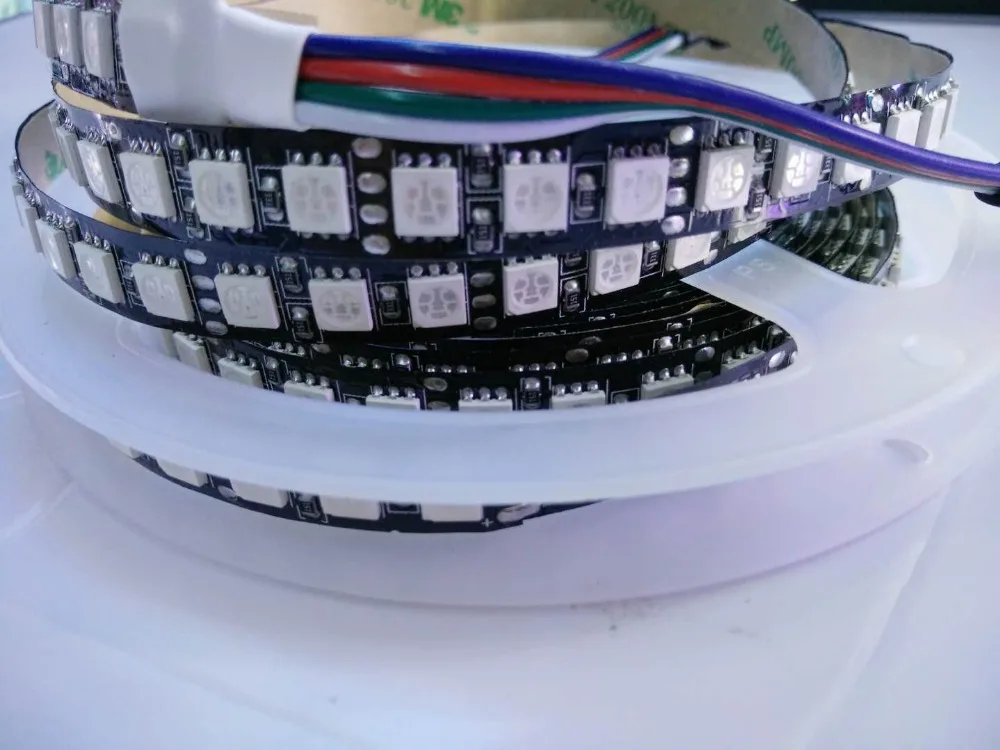 Светодиодная лента RGB 5050 SMD 5 м/рулон 600 светодиодов 12 В 6 А блок питания адаптер с