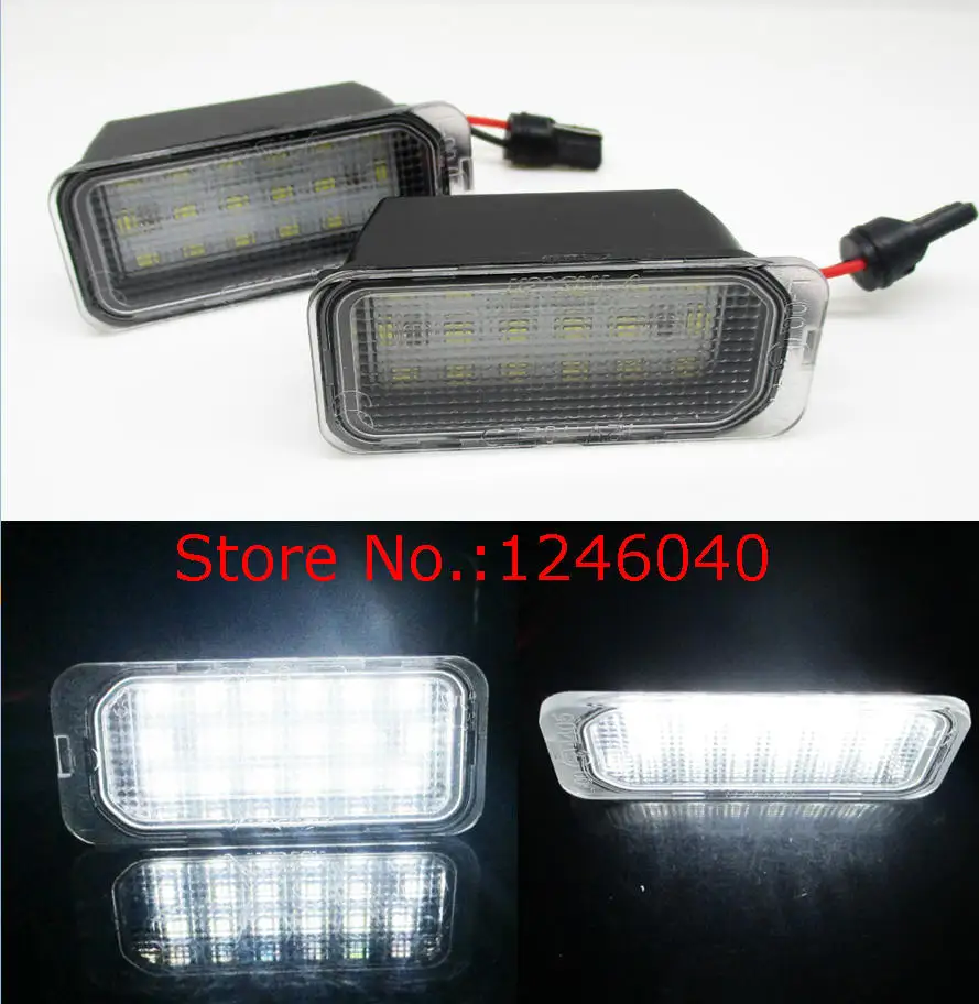 ford fiesta number plate light