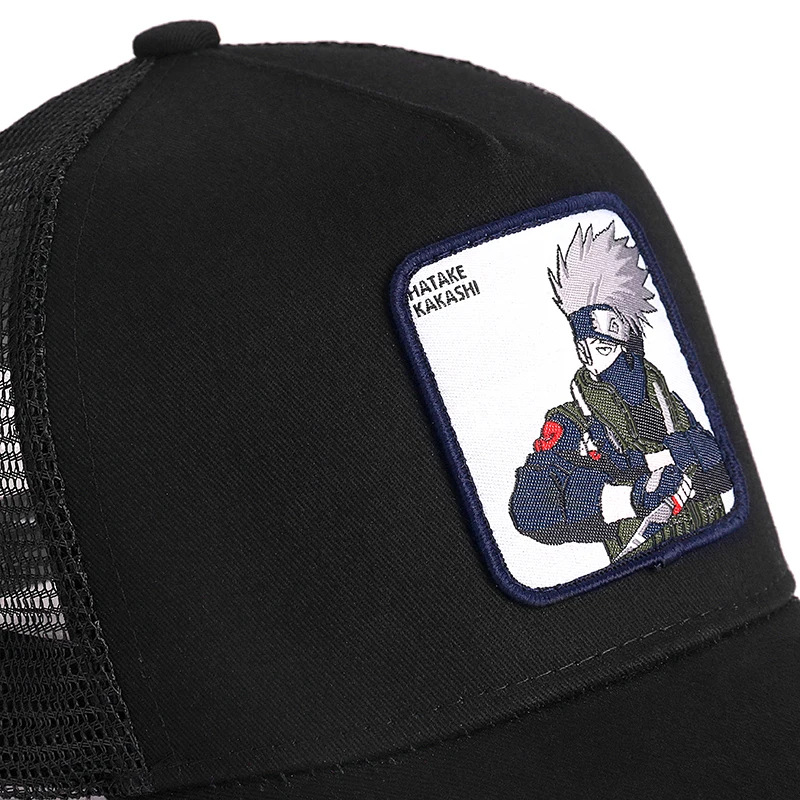 NARUTO New Brand HATAKE KAKASHI Anime Snapback Cap Cotton Baseball Cap Men Women Hip Hop Dad Mesh Hat Trucker Dropshipping