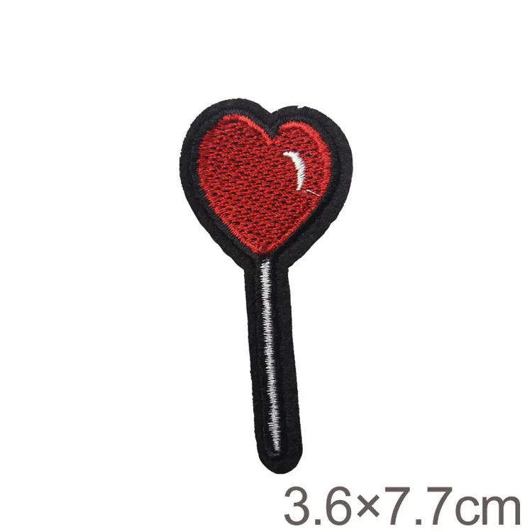 Animals Heat-Sensitive Embroidered Patches for Clothes Ananas Clothing Patch Star Thermo Stickers (8)