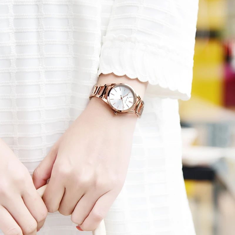 KIMIO Simple Quartz Watches Women Fashion Watch 2016 Hollow Bracelet Ladies  Watches Woman Dress Wristwatch Women's Watches