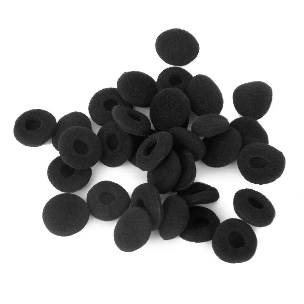 

TOP Replacement Earphone in Soft Foam Sponge Bearing Headsets Covers Black