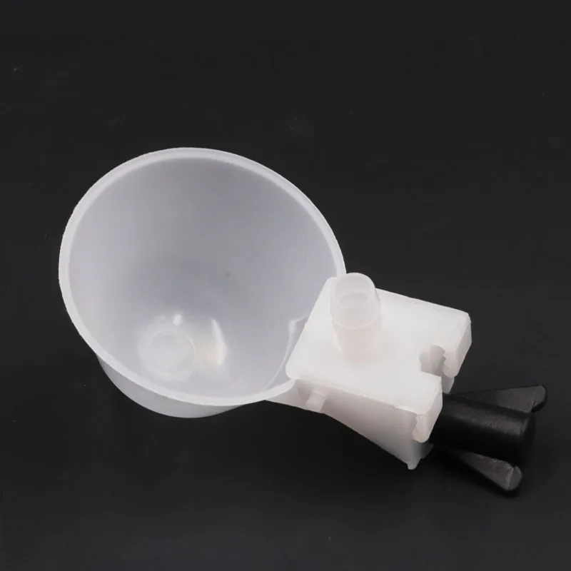 20pcs Automatic Bird Pigeon Coop Feed Poultry Chicken Fowl Drinker White Water Drinking Cups Quail Waterer Animal Feeders
