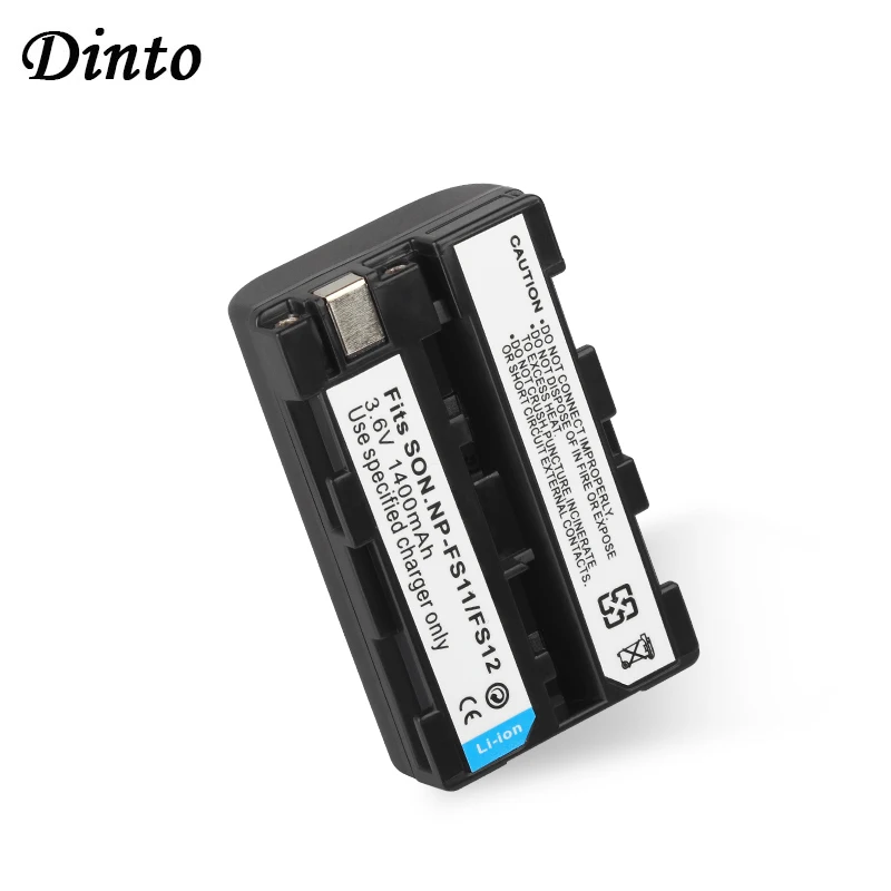Dinto 1 шт. 1400 мАч 3 6 V NP-FS10 NP-FS11 NP-FS12 Перезаряжаемые цифровой Камера Батарея для Sony CCD-CR1