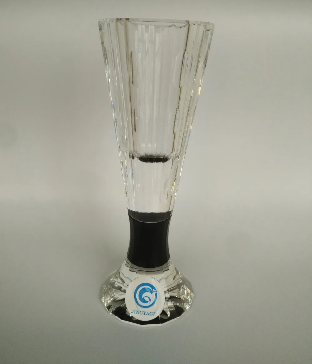 Jingyage handmade solid crystal vase for home decorcrystal vasevases